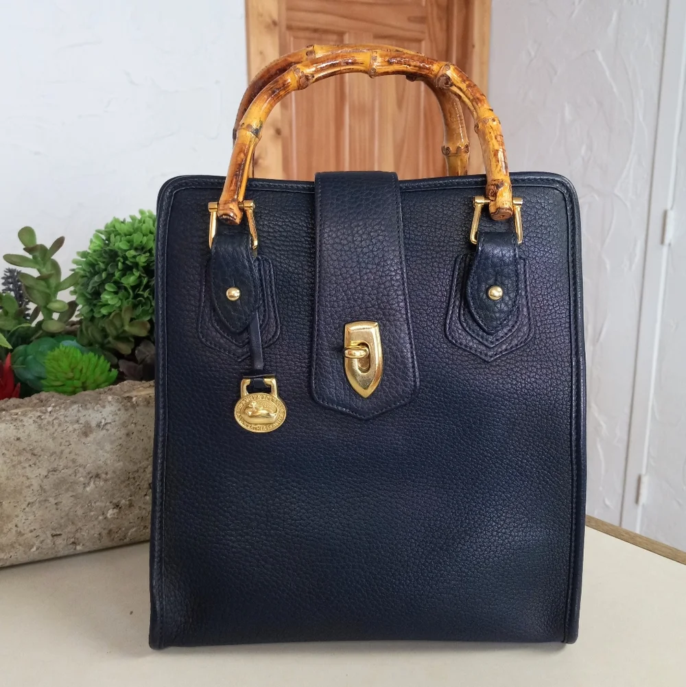 Dooney & Bourke Vintage Arrowhead Collection: North/South Tote, 1996 - Picture 2 of 15